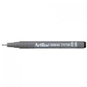 Resim Artline 0.6 Çizim Kalemi Siyah 236 