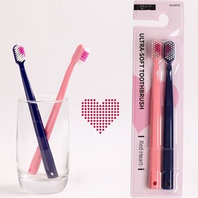 Resim 2/4/6 Paket Yumuşak Kıllı Diş Fırçaları, Unisex Yetişkin Kompakt Başlıklı Diş Fırçaları, Taşınabilir Seyahat Diş Fırçası Seti, Polipropilen Kıllar, Yumuşak Sertlik, Aksesuar Yok 