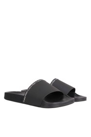 Resim Calvin Klein Siyah Erkek Plaj Terliği POOL SLIDE RUBBER 