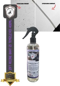 Resim Abrias Profesiyonel Zift Reçine Bant Izi Temizleyici Pro 400ml 
