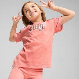 Resim Puma X Hk&Fr Graphic Çocuk Pembe T-Shirt 