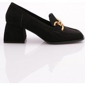 Resim Dgn 351 Kadin Onu Tokali Topuklu Ayakkabi 351-1748-R1680 Siyah 