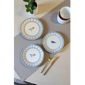 Resim Akayev Porselen Birdy 6'lı Pasta Takımı 