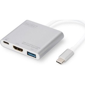 Resim Digitus USB 3.0 (USB Tip C) HDMI Grafik Adaptörü 