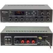 Resim K-80 2 Bölgeli 80 Watt Hat Trafolu Stereo Amfi 