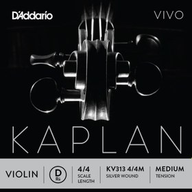 Resim Daddario KV313 Keman Tek Tel | Kaplan Vivo (LA-A), 4/4 