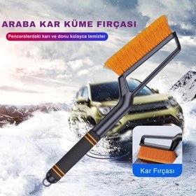 Resim Coofbe Quick Clean 82CM Uzatılabilir 2in1 Araç Kar Fırçası Ve Buz Kazıyıcı Oto Kar Kazıyıcı Aparat 