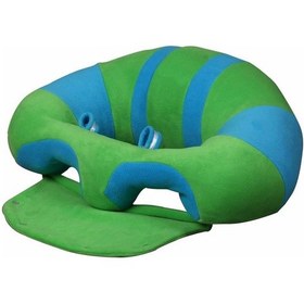 Resim Bebek Destek Oturma Minderi - Yeşil Mavi 