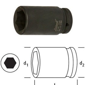 Resim Osaka Ln1ıd1-3/4 Inch Uzun Lokma 1" 1-3/4 