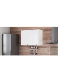 Resim Minar 100 Cm Mutfak Dolabı Beyaz 100-B1-Üst Modül Beyaz 