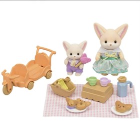 Resim Sylvanian Families Piknik Seti - Çöl Tilkisi Kız ve Bebek 5698 
