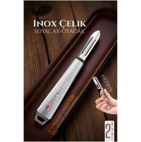 Resim Melek Moda İnox Sebze ve Kabak Soyucu Set 