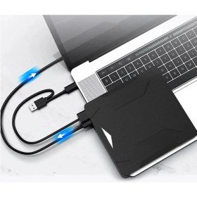 Resim Monozone 5in1 CD Oynatıcı Yazıcı Okuyucu DVD Player Işıklı Okuyucu USB 3.0 Hub External Tf Sd Kart 