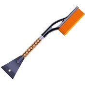 Resim Springsun Oto Kar Ve Buz Temizleyici, Çıkarıcı Ve Fırça İle Birleşik, Kalın Eva El Tutucu Turuncu 