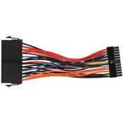 Resim 24 Pin 24 Pin Çevirici Atx Power Supply 24 Pin To Mini 24 Pin Kablo Optiplex 780 980 760 960 Atx Güç Kaynağı Kablosu 