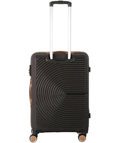 Resim Mçs Bavul Orta Ve Kabin 2li Set Silikon Valiz V374 Kahve/şamp Kahverengi 