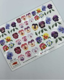 Resim Tnl Professionel Takma Tırnak Stiker Wc-14 