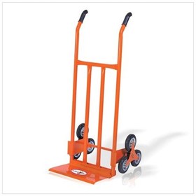 Resim Merdiven Çıkabilen İnebilen 6 Dönen Teker Koli Taşıma El Arabası 