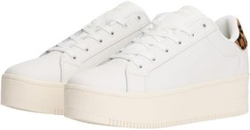 Resim Tommy Jeans Kadın Tjw Flatform Leopar Sneaker En0en02930 Düşük Üst 