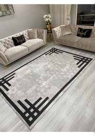 Resim Kadife 4 M2 Ve 6 M2 Seçenekli Lastikli Halı Örtüsü Ort347 