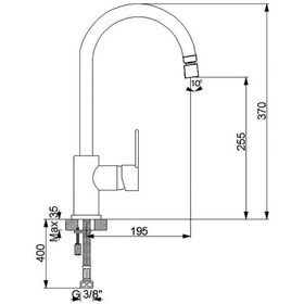 Resim Newarc 971531D Domino Eviye Bataryası Döner Perlatörlü 