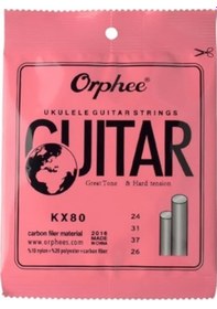 Resim Orphee Kx80 Soprano Ukulele Teli 