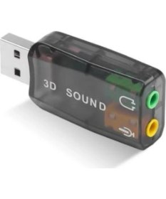Resim Molıx Harici Ses Kartı 3D Sound 5.1 USB Mikrofon Adaptörü 3.5mm MX-2160 