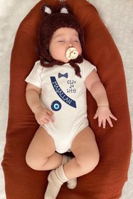 Resim bebeqon Erkek Bebek Sünnet Için Maşallah Yazılı Zıbın 