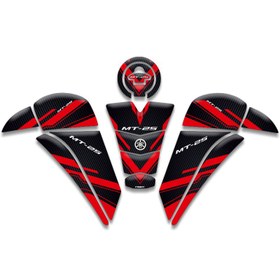 Resim YAMAHA MT25 TANK PAD SET (2020/2024) UYUMLU 03 