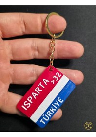 Resim Isparta Şehir İl Plakalık Anahtarlık 