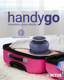 Resim Altus handy go seyahat ütü ve kırışıklık giderici 1400 w yatay ve dikey seramik taban 