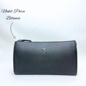 Resim Sergio Ferrari Hakiki Deri Clucth Çanta | Çok Bölmeli Gerçek Deri Erkek El Çantası Cüzdan Clutch Çanta 