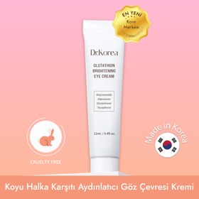Resim Dr.Korea - Glutathion Brightening Eye Cream (Koyu Halka Karşıtı Aydınlatıcı Göz Çevresi Kremi) 