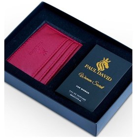 Resim Hediyelik Set Özel Kadın Edp Parfüm Ve Deri Kartlık- Vanilya, Kahve, Armut Notalari, K-307-7 Amber 