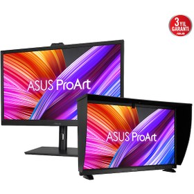 Resim ASUS PROART PA32DC 32 OLED 4K 3840x2160 0.1MS DP HDMI USB-C USB MM VESA 3YIL 99% DCI-P3, OTOMATİK KALİBRASYON, HDR-10, HLG Asus