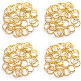 Resim Getshopmini Tesbih Kolye & Bileklik Halkası 10mm Gold 50 Adet 