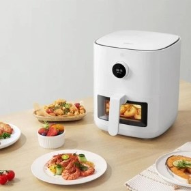 Resim Xiaomi 4 Lt 1600W Wi-Fi 24 Saatlik Planlama Özellikli Yağsız Kızartma | Pişirme | Yoğurt | Meyve Kurutma | Buz Çözme | Fermantasyon Özellikli Yağsız Airfryer Fritöz 