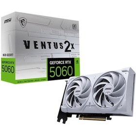 Resim Msı Geforce Rtx5060 8g Ventus 2x Oc Whıte 8gb Gddr7 128bıt 1xhdmı 3xdp Ekran Kartı 