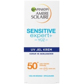 Resim Garnier Ambre Solaire Sensitive Expert+ Güneş Koruyucu Jel Krem 50ml 