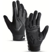Resim Dashanshop Dokunmatik Ekran Bisiklet Eldiveni Siyah M Erkek Kadın Nefes Alabilir Outdoor Spor 