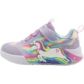 Resim Skechers Unicorn Chaser Kız Çocuk Mor Günlük Ayakkabı 