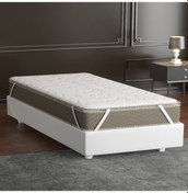 Resim Full Ortopedik Bamboo Yatak Pedi 100x190 cm,Yatak Şiltesi,Topper 