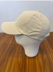 Resim Hamze Mikro Paraşüt Delikli Kumaş Yazlık Unisex Beyzbol Cap Şapka Bej 