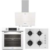 Resim Altus Beyaz Ankastre Set ( ALA 322 W + ALA 159 DHW + ALA 535 W ) 