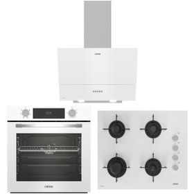 Resim Altus Beyaz Ankastre Set ( ALA 322 W + ALA 159 DHW + ALA 535 W ) 