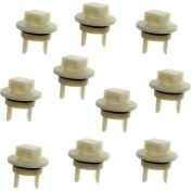 Resim Alchemy Craft 10 Adet Kıyma Makinesi Parçaları Ev Tipi Elektrikli Kıyma Makinesi Elemanları Plastik Dişli Kovanı 418076 Bosch Beko'ya Uygun (Yurt Dışından) 