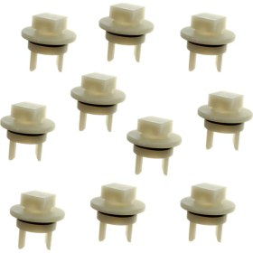 Resim Blueleskyy 10 Adet Kıyma Makinesi Parçaları Ev Tipi Elektrikli Kıyma Makinesi Elemanları Plastik Dişli Kovanı 418076 Bosch Beko'ya Uygun (Yurt Dışından) 