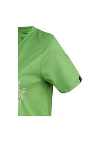 Resim 2as Alone Baskılı V Yaka Kadın T-shirt 403 Yeşil 