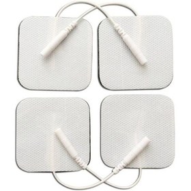 Resim Medikaltec Fizyopol Tens Cihazı Kablolu Yedek Elektrot- 5x5 Tens Pedi 4 Lü 2 Paket 