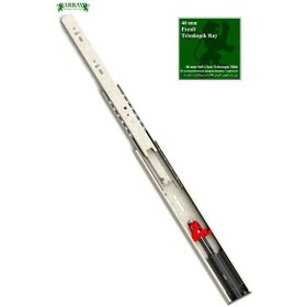 Resim Array Teleskopik Frenli Çekmece Rayı 46 Mm 40 Cm ( Set ) 